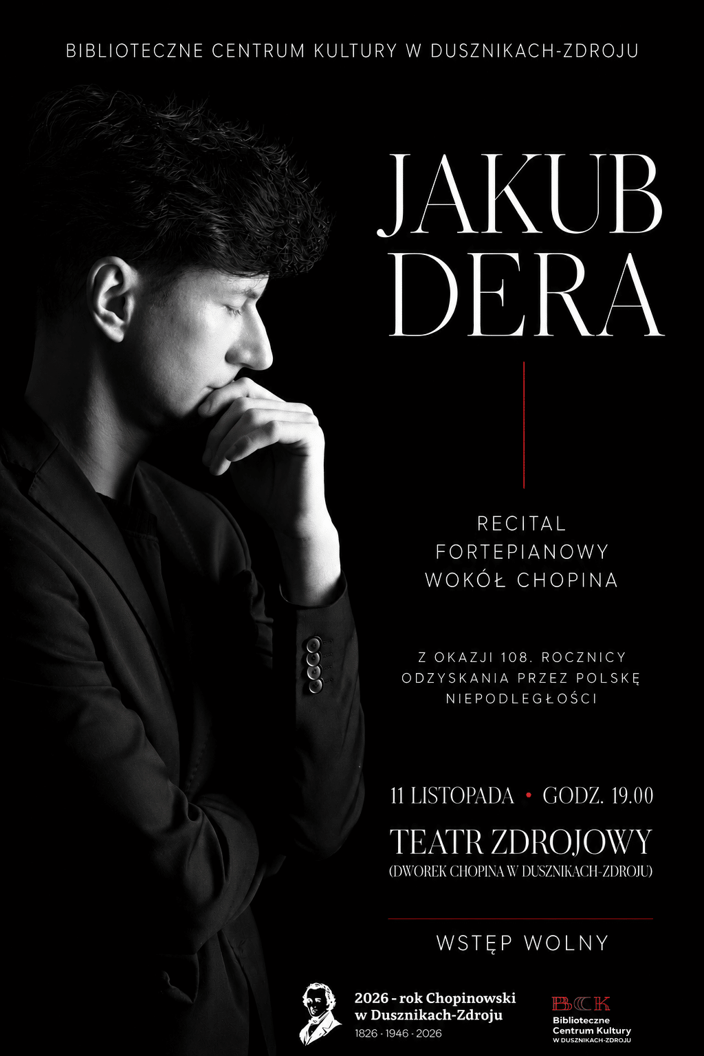 Jakub Dera – recital fortepianowy